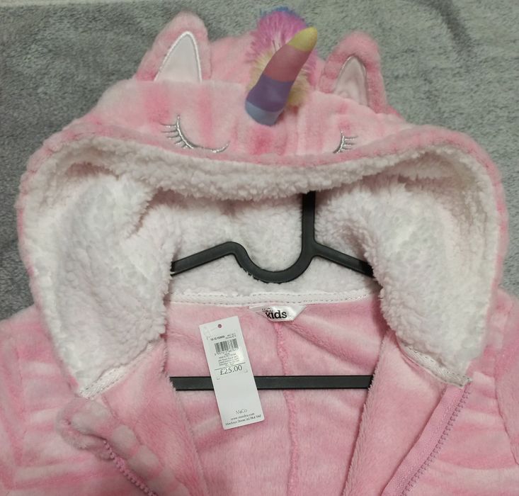 Теплий флісовий кігурумі піжама єдиного, розмір xs, 12-13 років, 164см