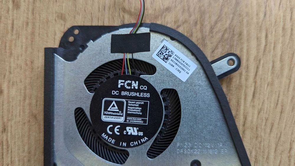 Новий Вентилятор Asus (GPU fan 12V) кулер (13NR08R0T03211)