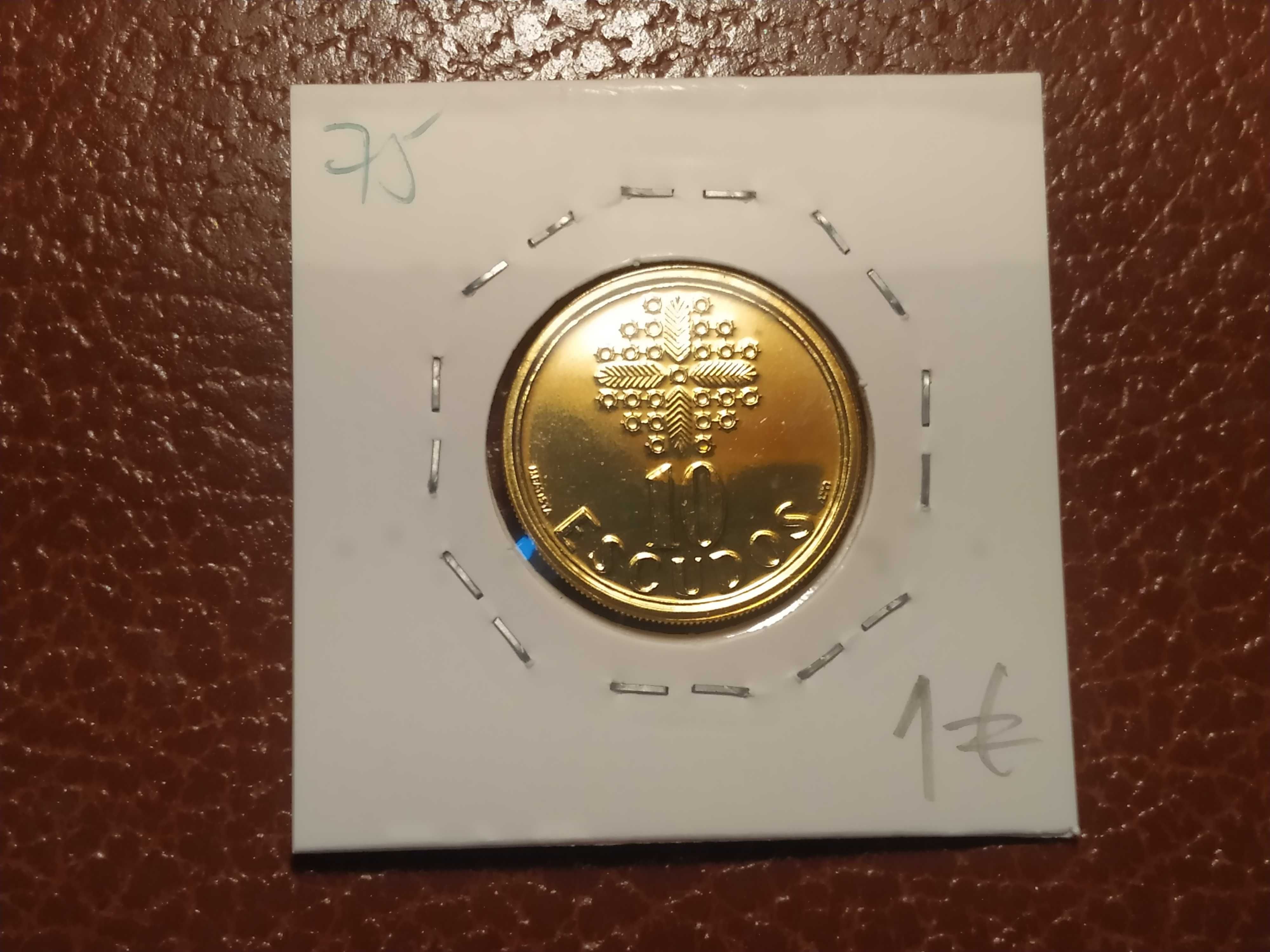 75 Portugal - moeda de 10 escudos de 1997 BNC