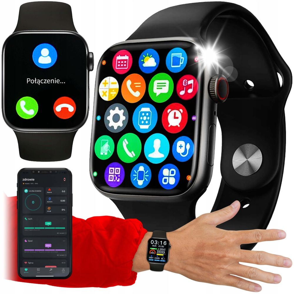 Polskie menu Super zegarek SMARTWATCH