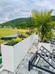 Donice betonowe, tarasowe, beton architektoniczny 30x100x50