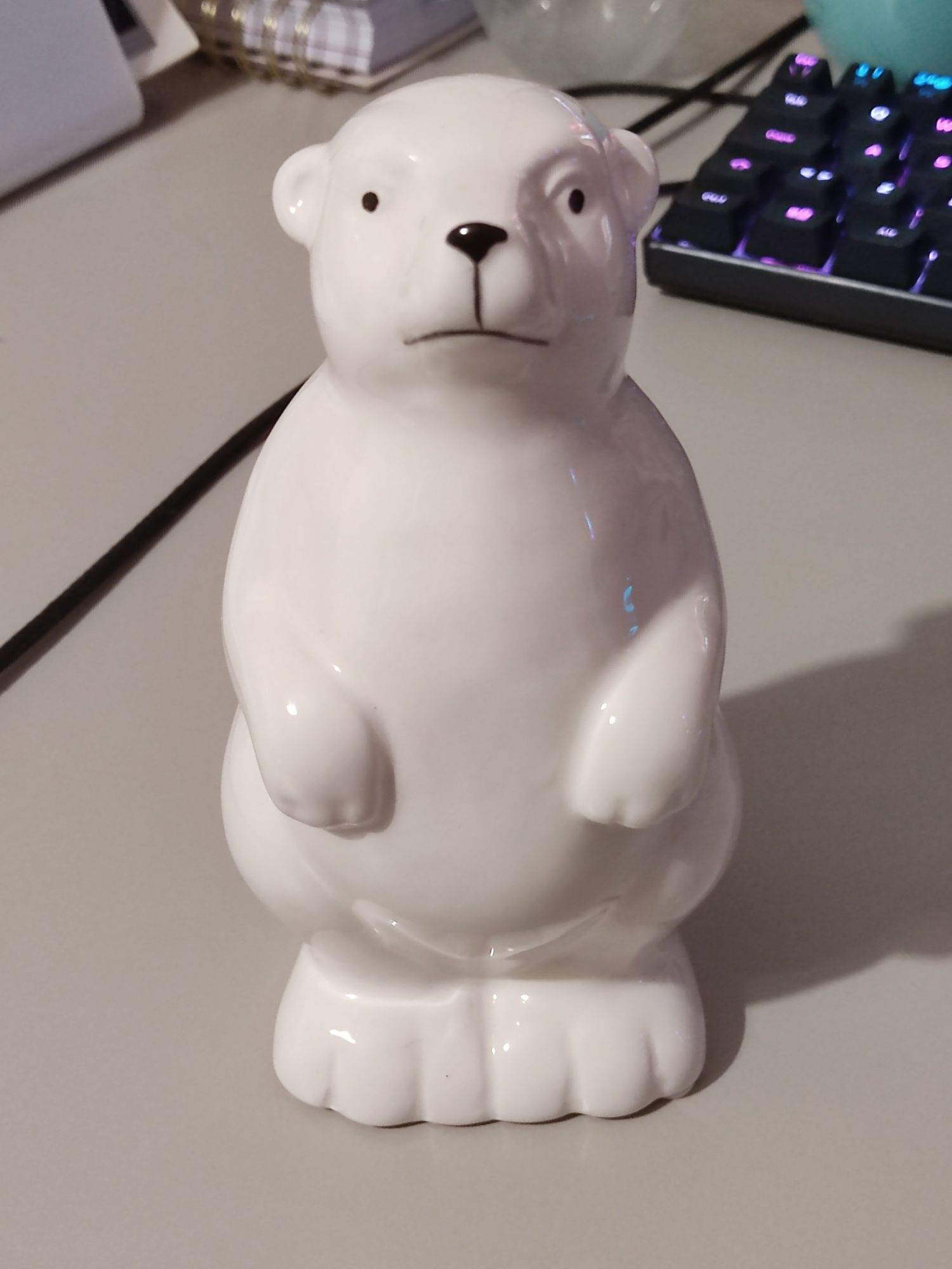 Mealheiro Urso Polar / Peça de decoração