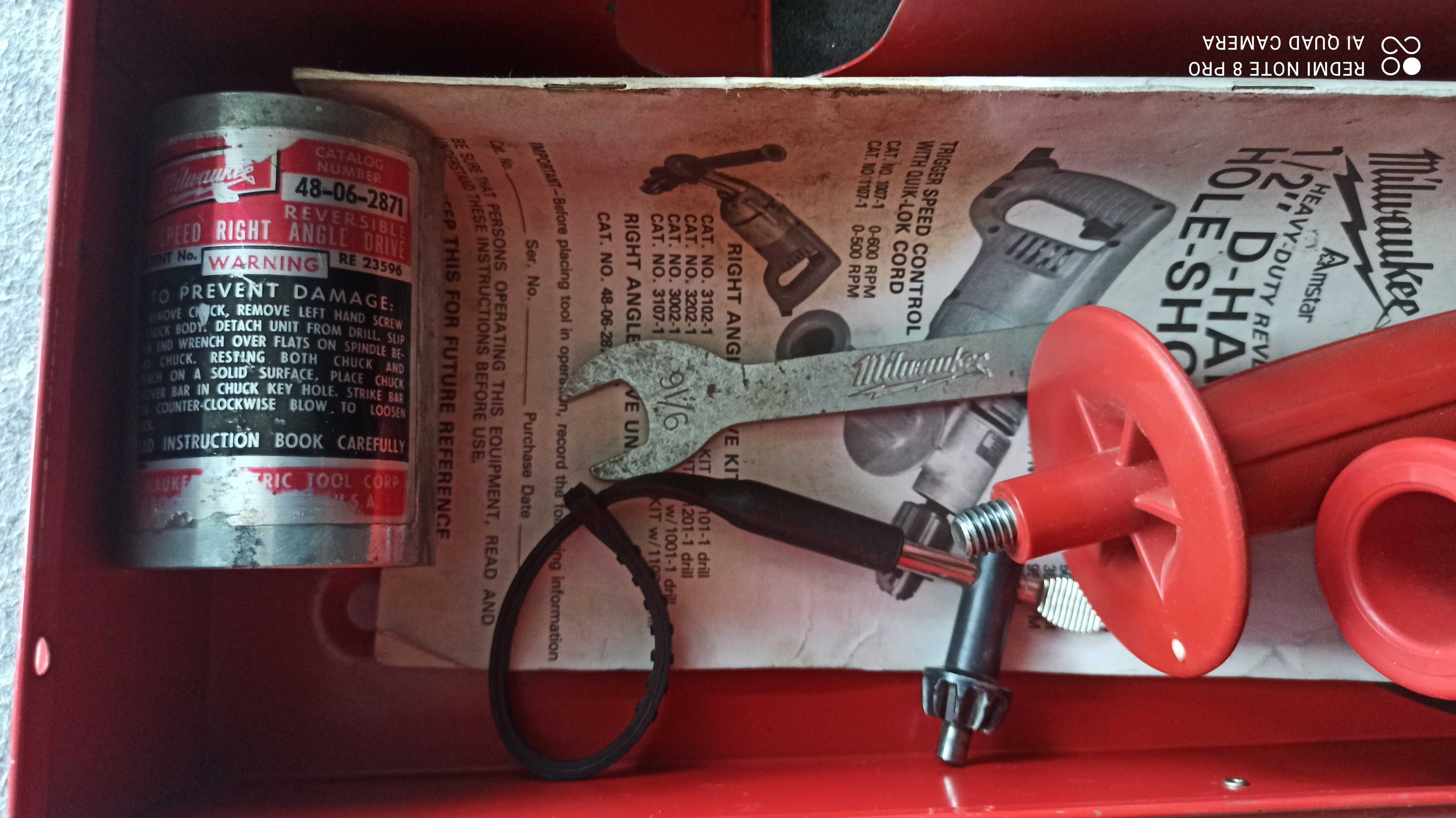 Milwaukee 1101-1 RIGHT Angle Drill Made in USA