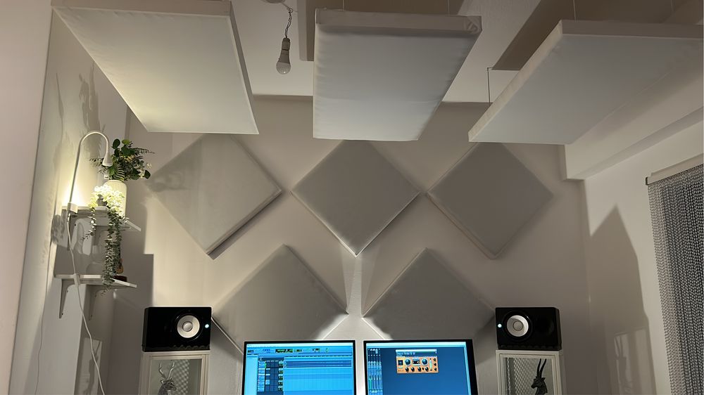 Placas para tratamento acustico