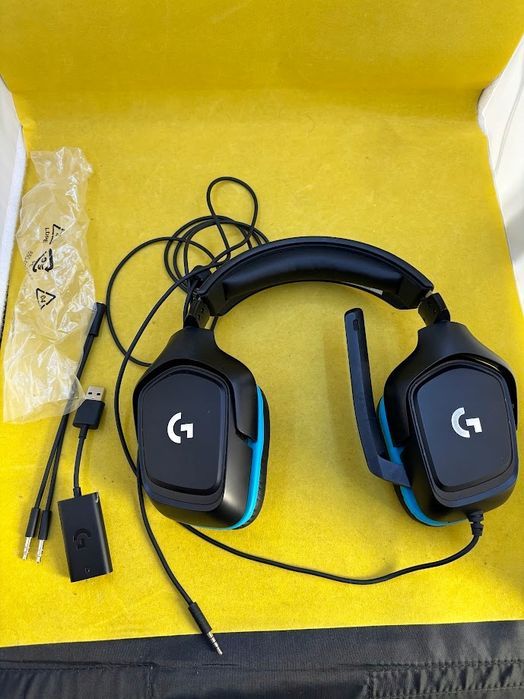 słuchawki nauszne logitech g432 surround sound gaming