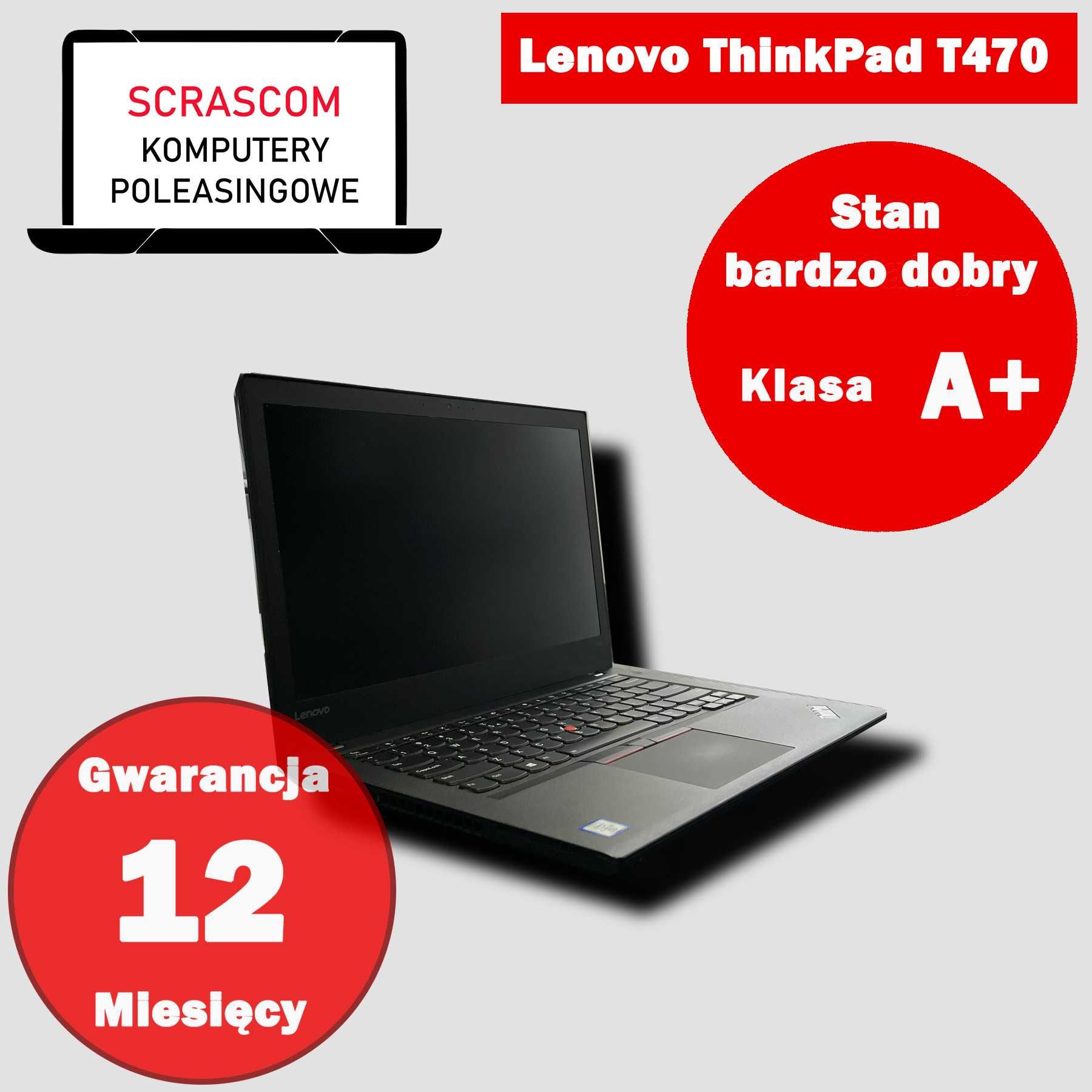 Laptop notebook Lenovo ThinkPad T470 core i5 8GB RAM 256GB SSD