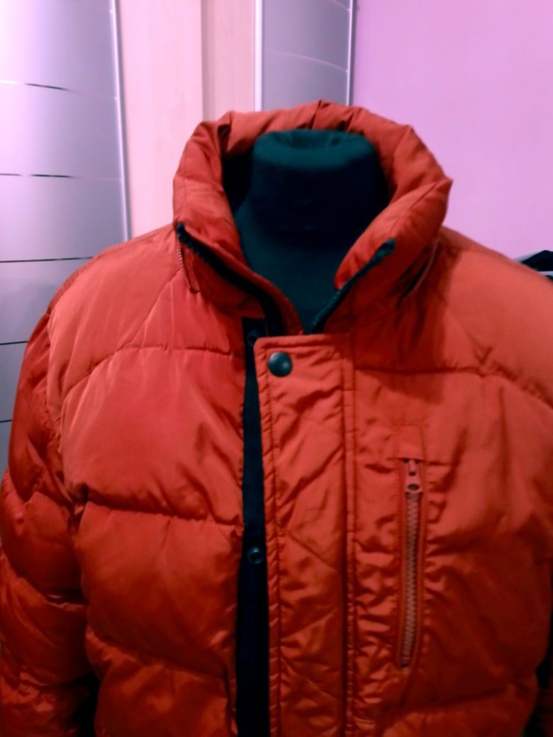 Kurtka zimowa meska L Wrangler rdzawy kolor