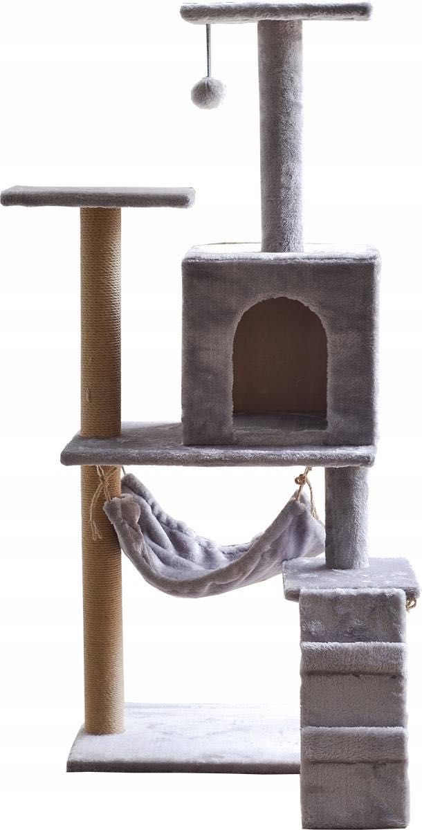 drapak DOMEK, kocia wieża może pełnić funkcję zabawki czy legowiska