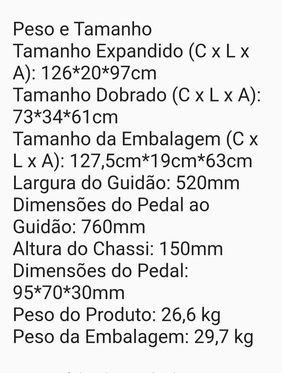 Bicicleta elétrica dobrável Honey Whale S6 250w