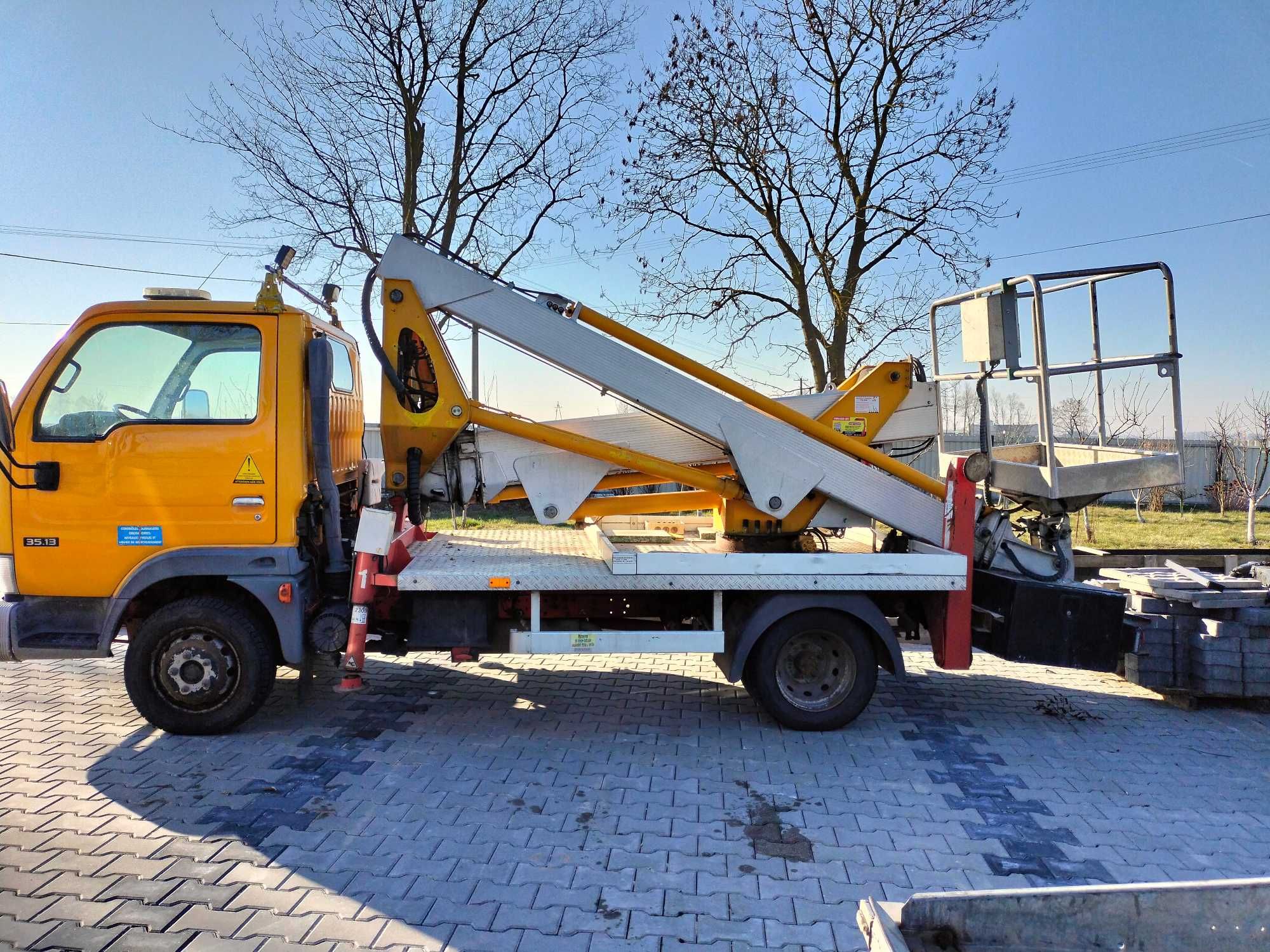 Wynajem podnośnika koszowego – 20 m, udźwig 200 kg