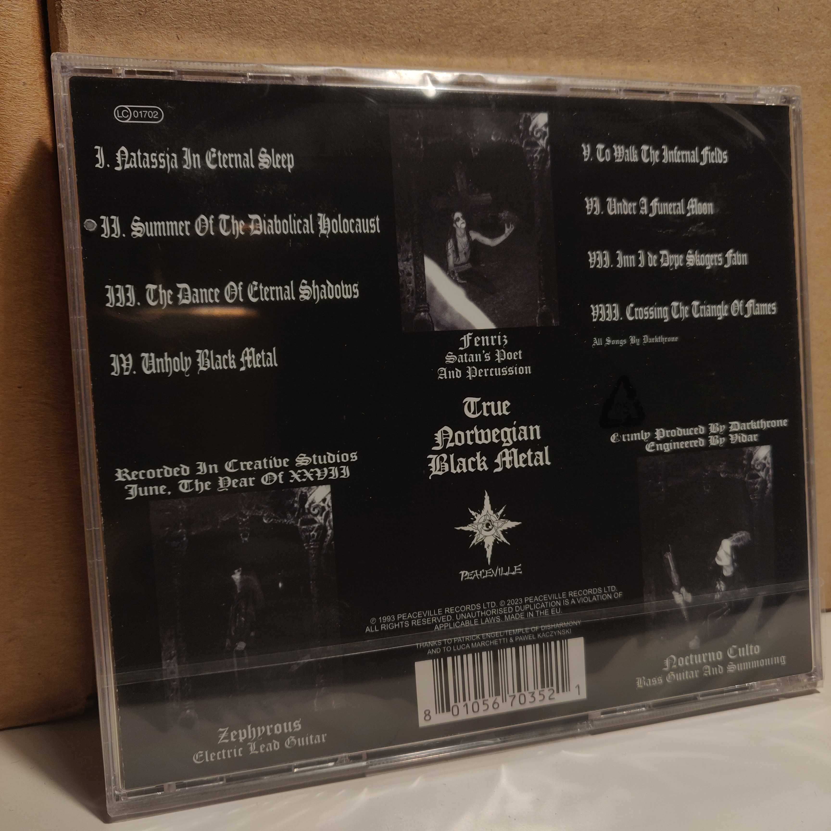 Фірмовий CD Darkthrone (1993/2023). Black Metal