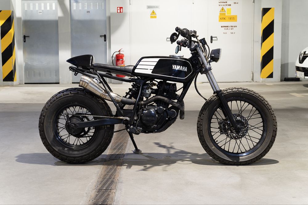 Yamaha TW 125 Custom, Scrambler, Cafe Racer, 125cc