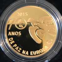 Moeda de 2,5 € em ouro " 70 Anos de Paz na Europa"
