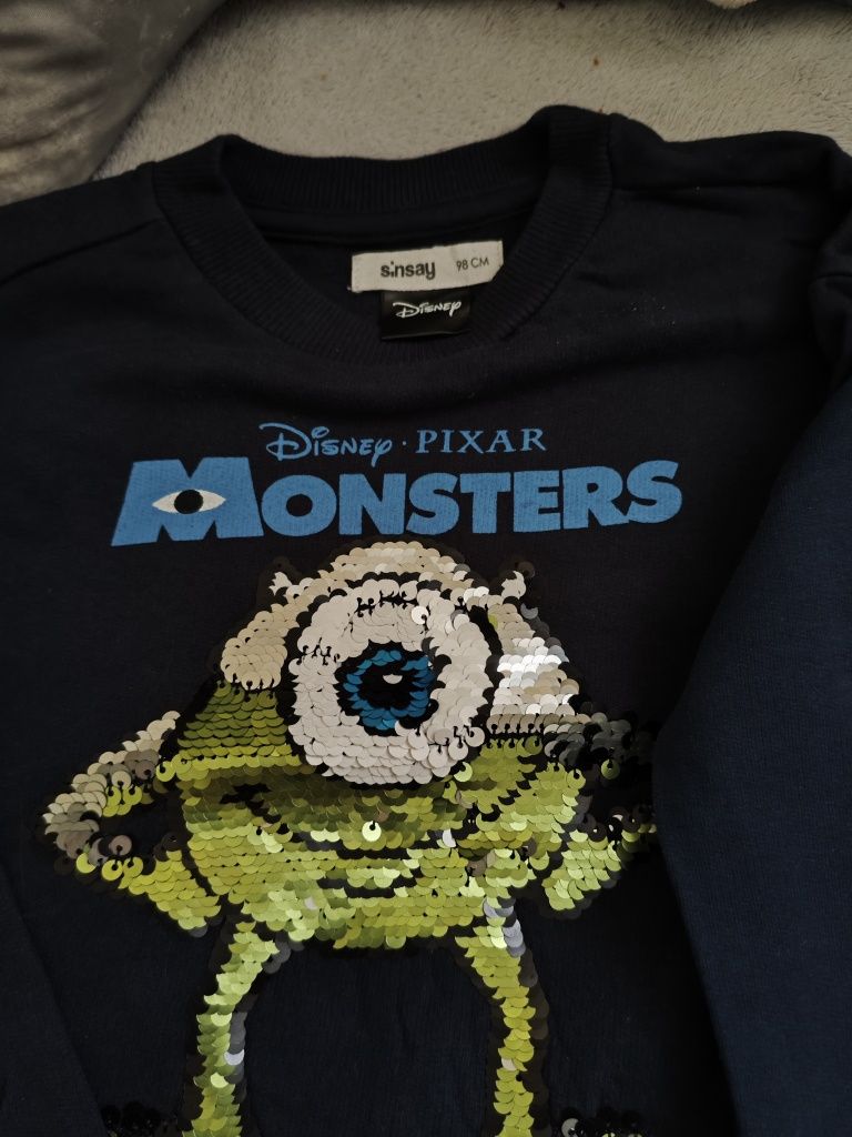 Bluza i spodnie dresowe C&A Disney Uniwerystet Potworny r. 98
