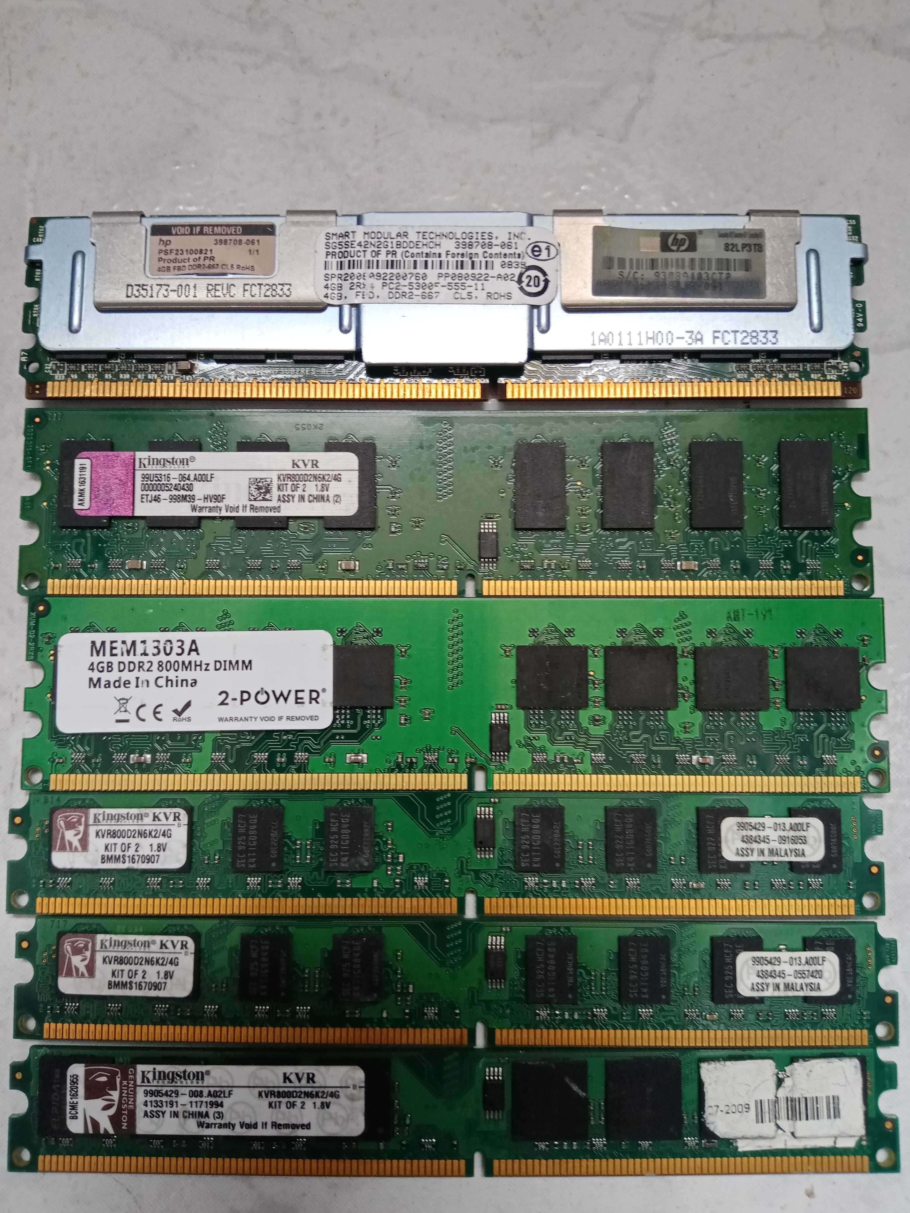 Memorias DDR2 Torre