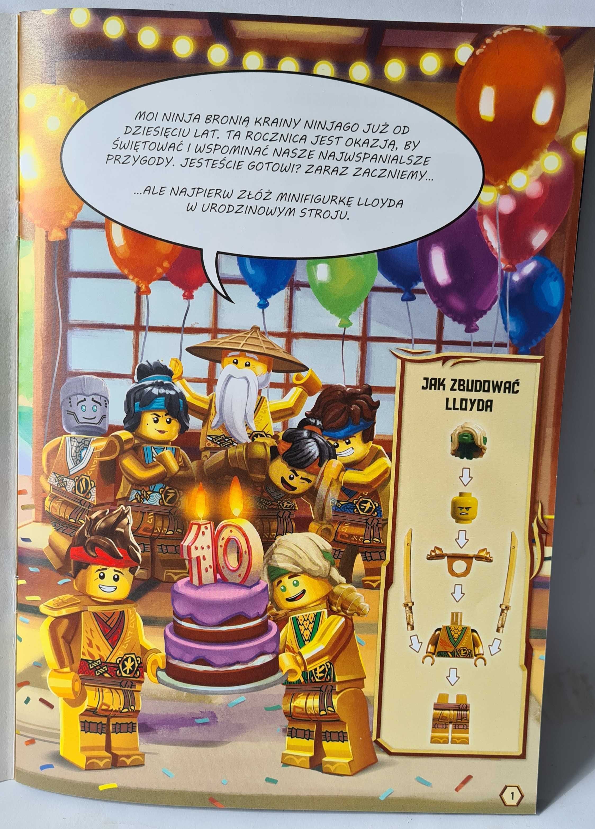 3 X magazyn LEGO Ninjago figurki ZŁOTY NINJA +GARMADON + LLOYD