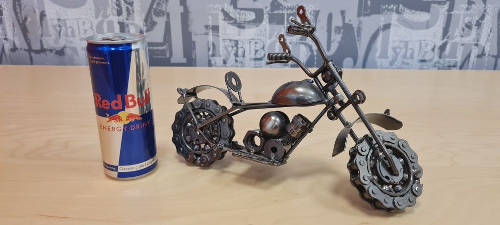 Figurka motocykl zabawka metalowa