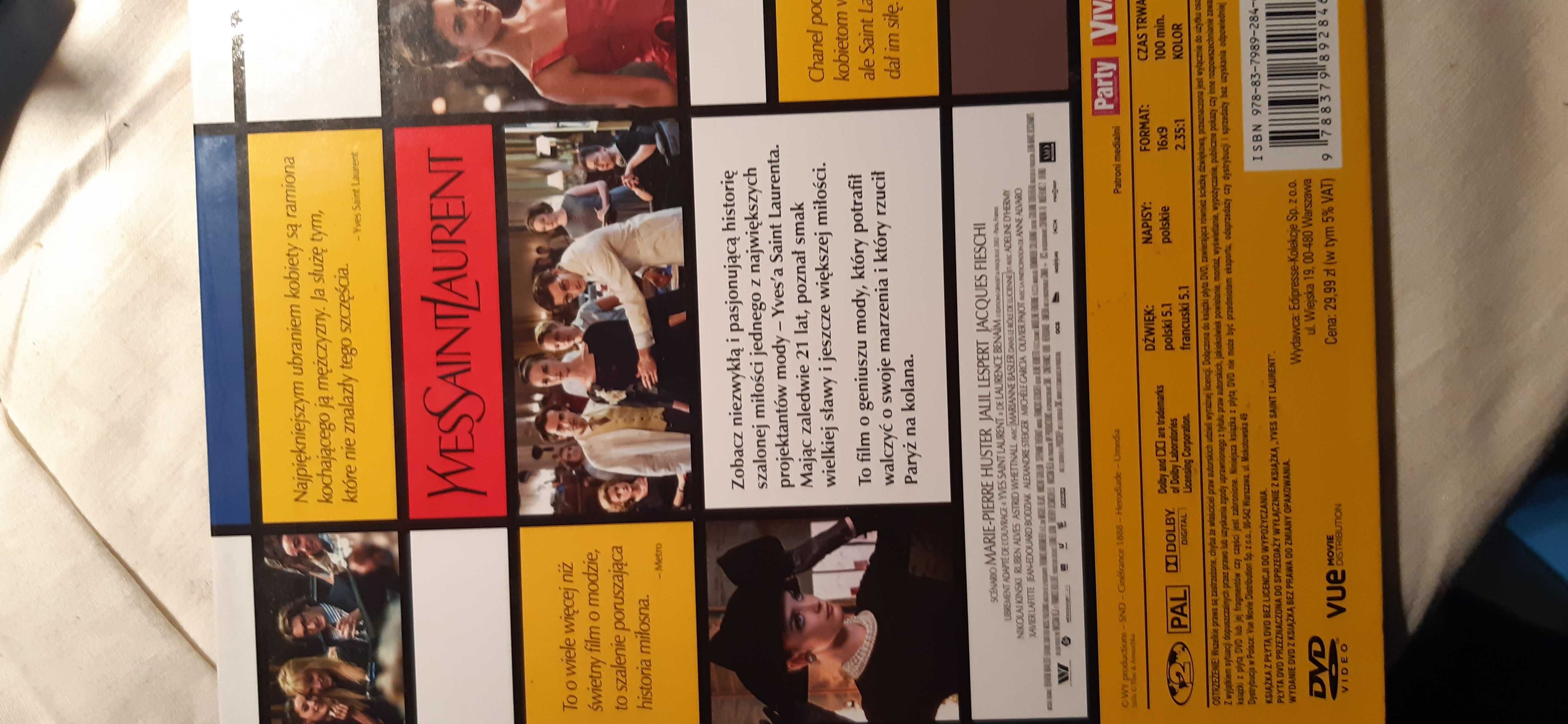 yves saint laurent dvd wydanie z książeczką