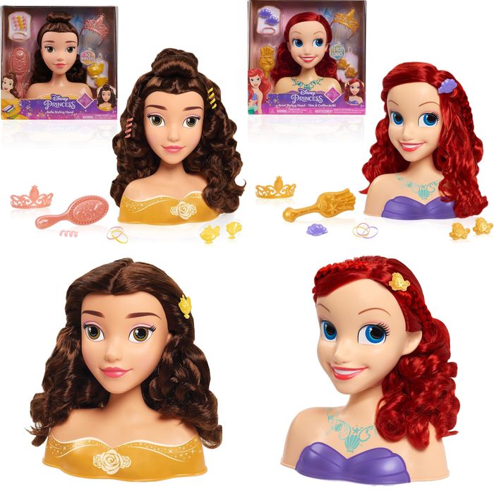 Disney Princess Belle Ariel Styling Head манекен для зачісок голова