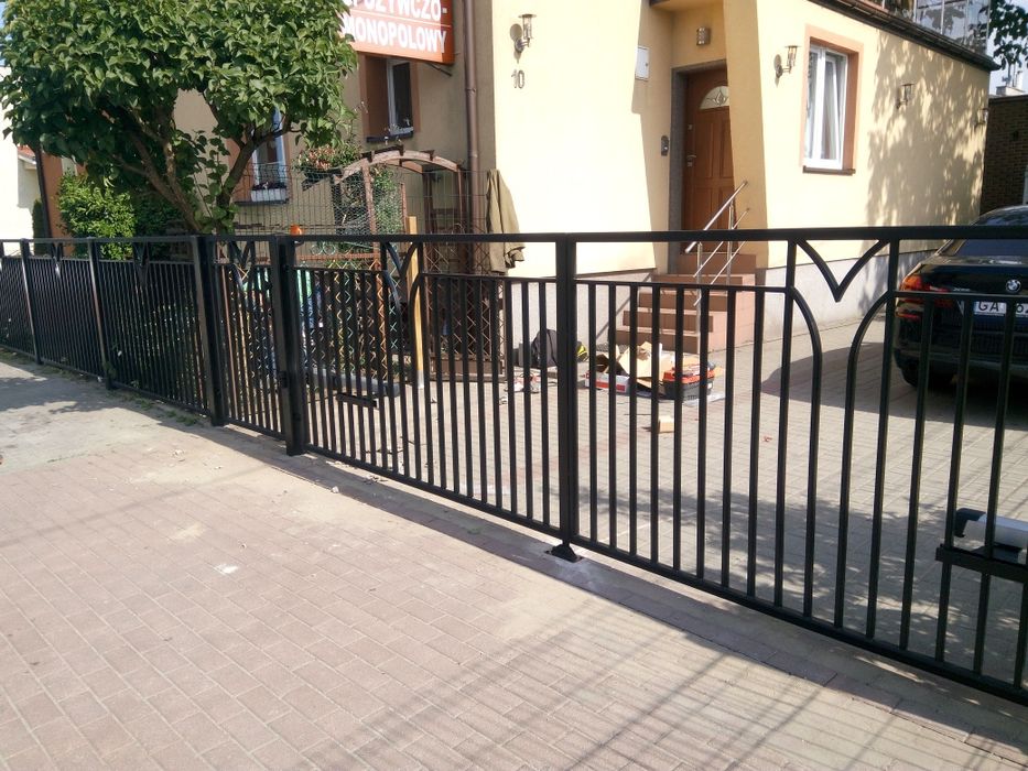 Brama przesuwna 6m, światło 4 m