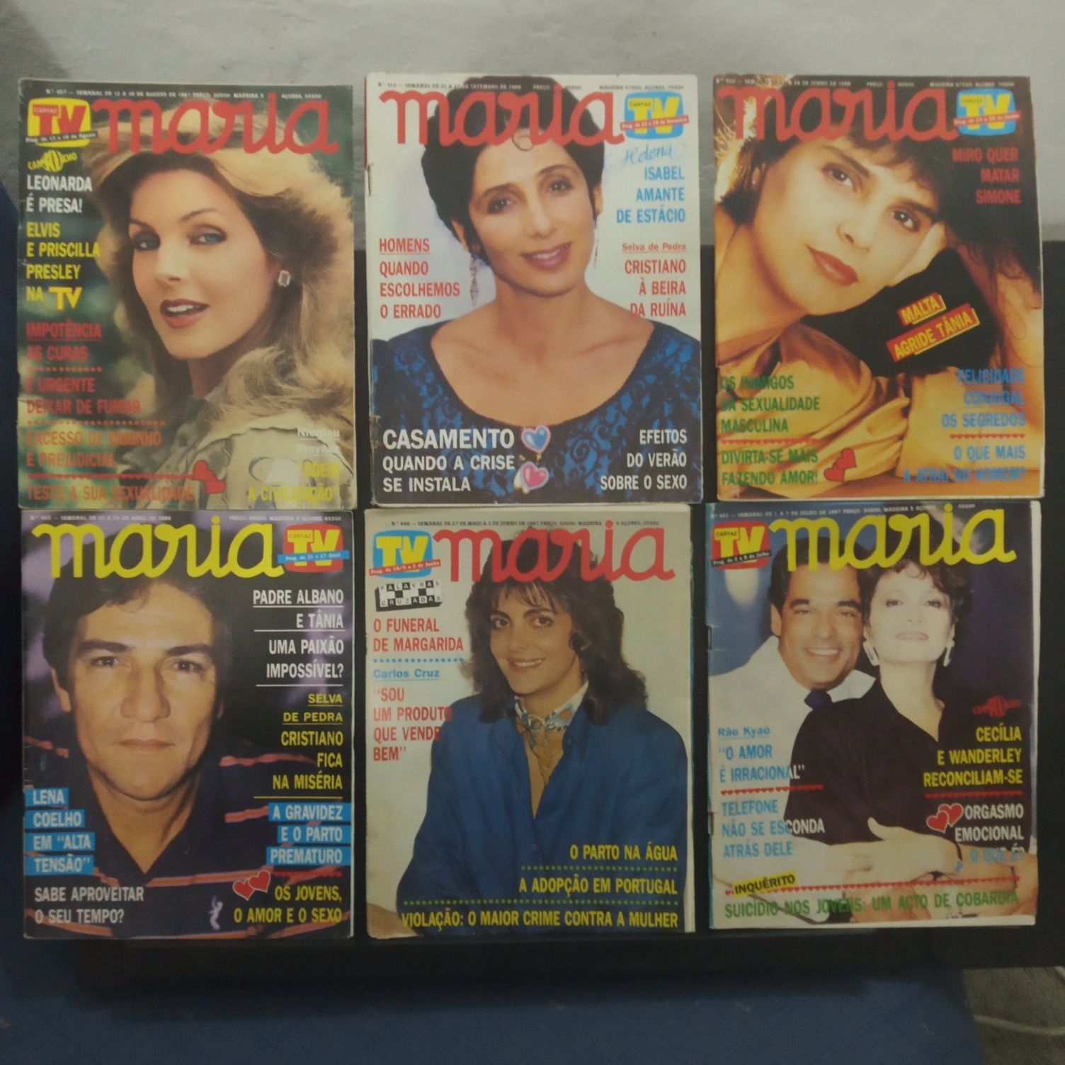 42 revistas MARIA, anos 80 (lll)
