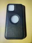 Skórzane ETUI case do Apple iPhone 12 mini EkoSkóra Czarne