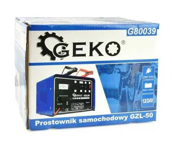 Автомобільне пуско-зарядне Geko GZL-50 на 12V / 24V пускове зарядний