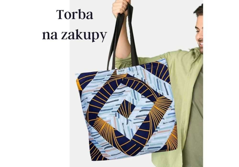 Torba na zakupy „NIEBIESKA” - Torba, która mówi „jestem stylowa i eko
