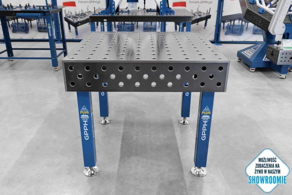 Stół Spawalniczy GPPH PLUS 1000x1000 fi28 mm 100x100 mm