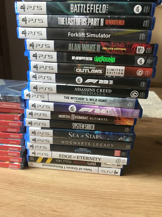 Gry ps5 i nintendo