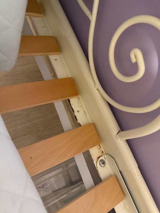 Łóżko białe IKEA MINNEN rosnące