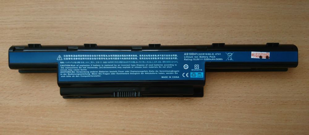 Акумулятор AS10D41 для ноутбука Acer. Ємність 5200 мАг