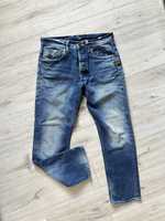 G star raw 31 32 proste oryginalne markowe jeansy przetarcia USA