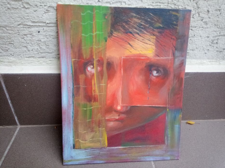 Oryginalny obraz 'Areszt domowy' 2009  Jakub Chomicki