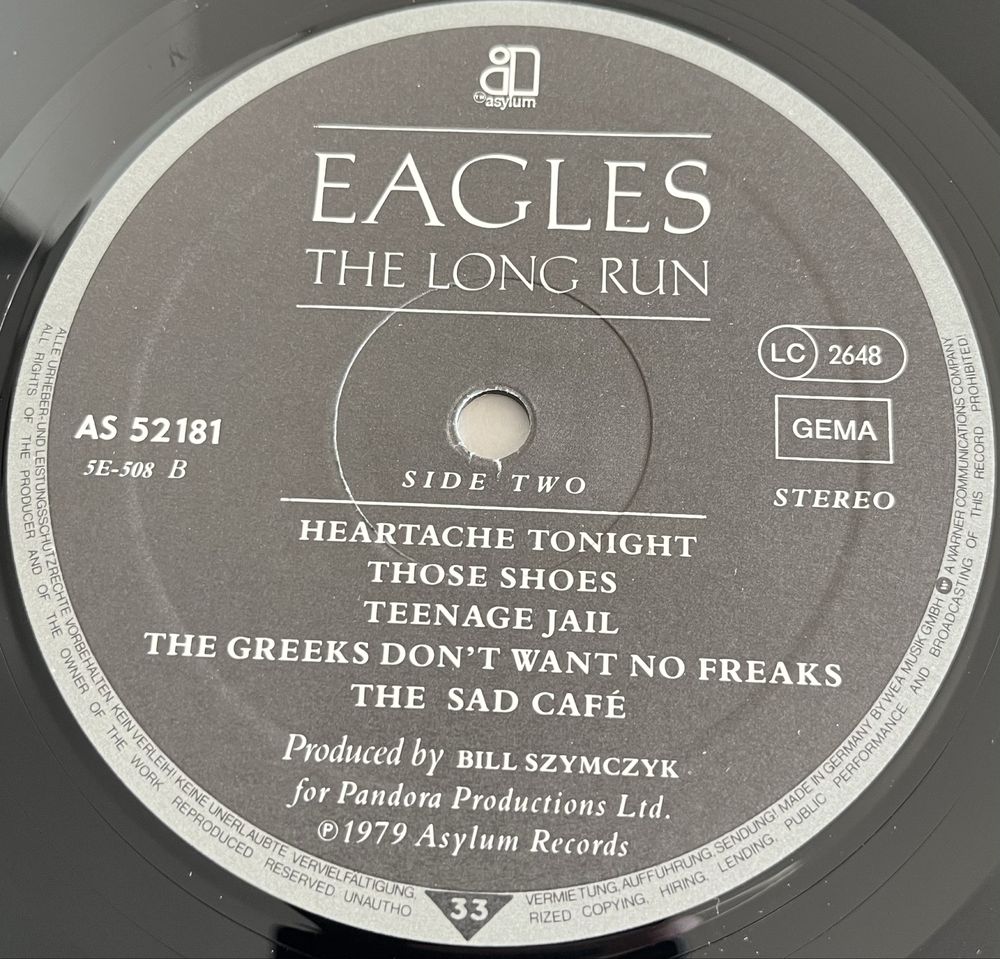 Eagles - The Long Run (Płyta Winylowa, EU, NM, 1979, LP, Album)