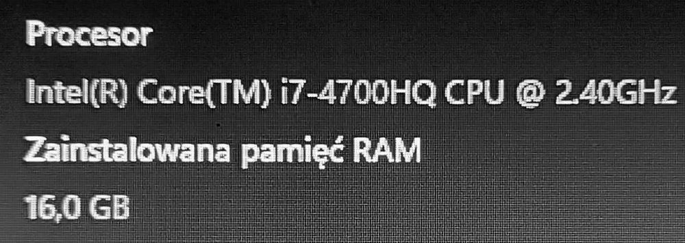 17,3" gamingowy laptop - i7 16GB GTX SSD128GB+500GB CS WoT GTA5