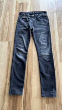 Jeans LEE Rider 32/36 Meskie - czarne/szare