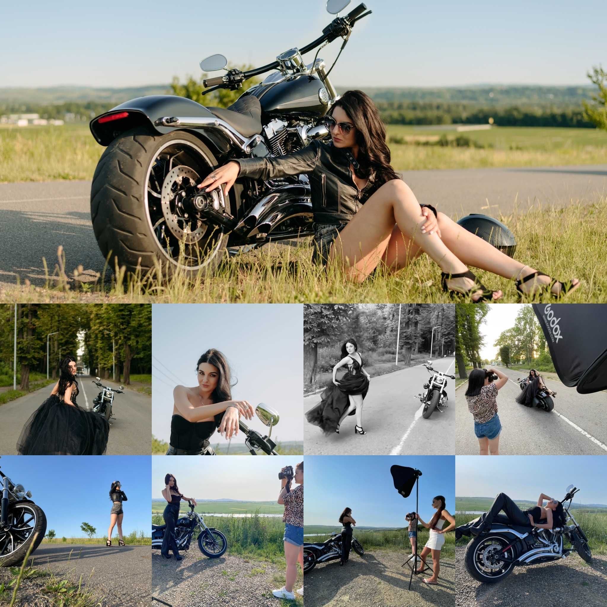 Фотосесія з мотоциклом/ мотоцикл для фотосесій/ оренда мотоцикла