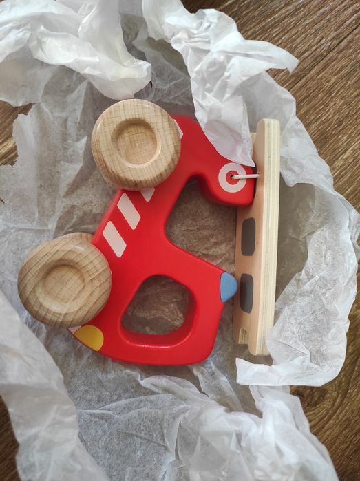 Метелик бабочка пожарна машина дерев'яна пазл іграшки дитячі  Goki