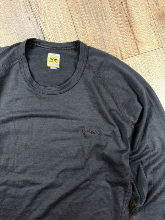 Icebreaker Bodyfit 200 Merino Wool термокофта чорна XL