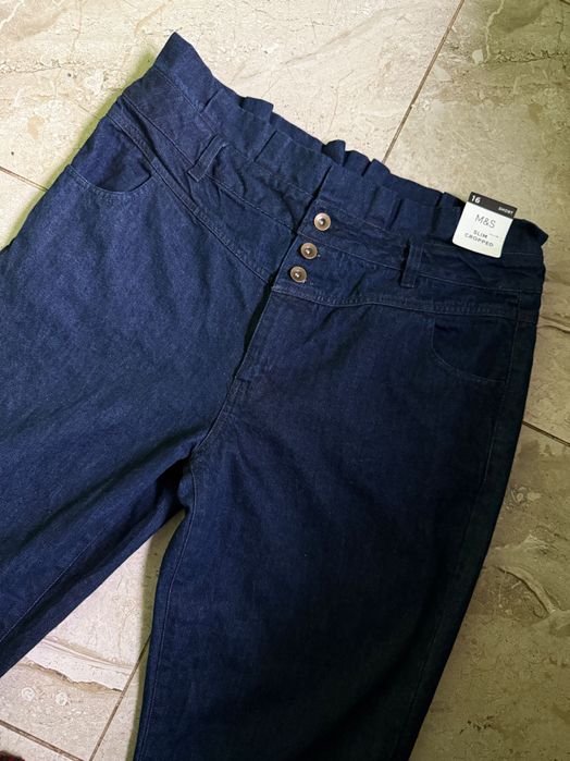 Зернисті джинси котонові