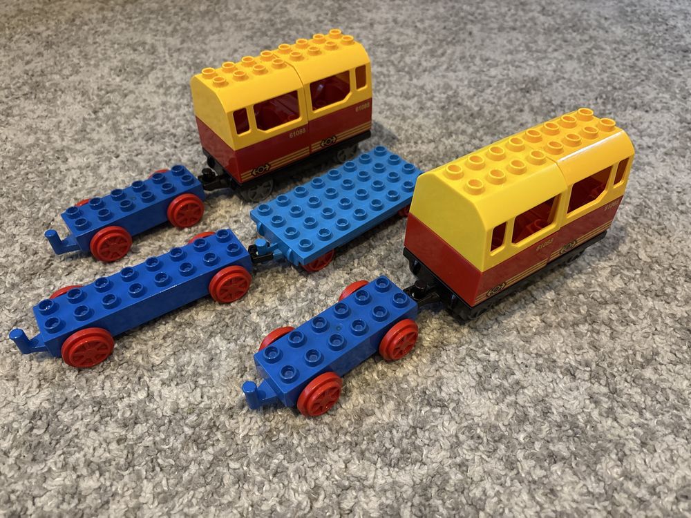 LEGO DUPLO wagoniki - platformy 14 elementów