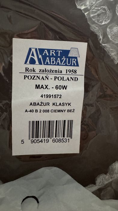 Abażur klasyczny