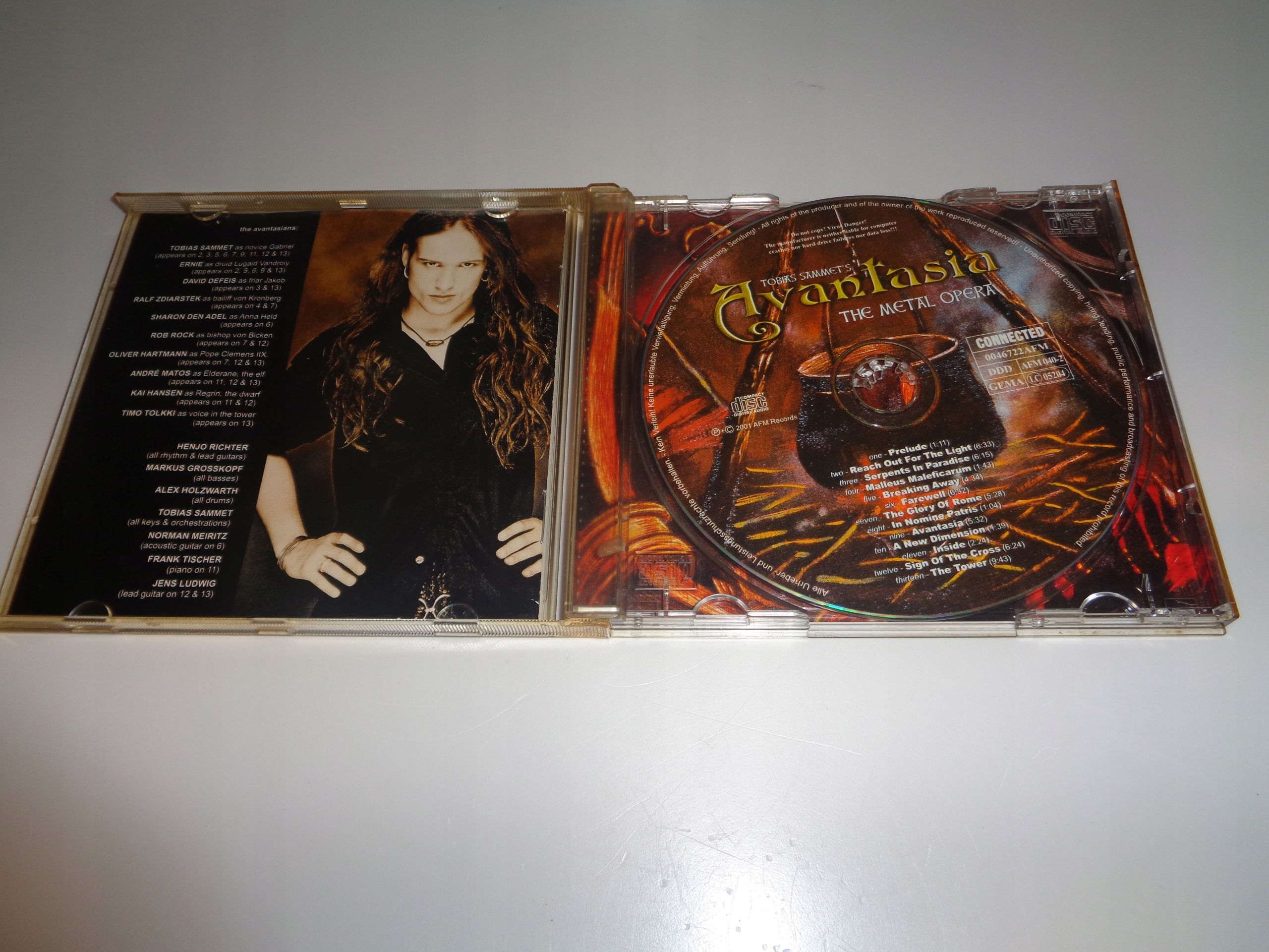 The Metal Opera Tobias Sammet's Avantasia cd *
