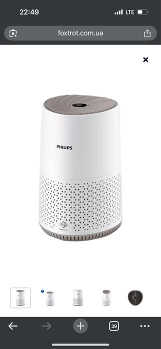 очищувач повітря philips
