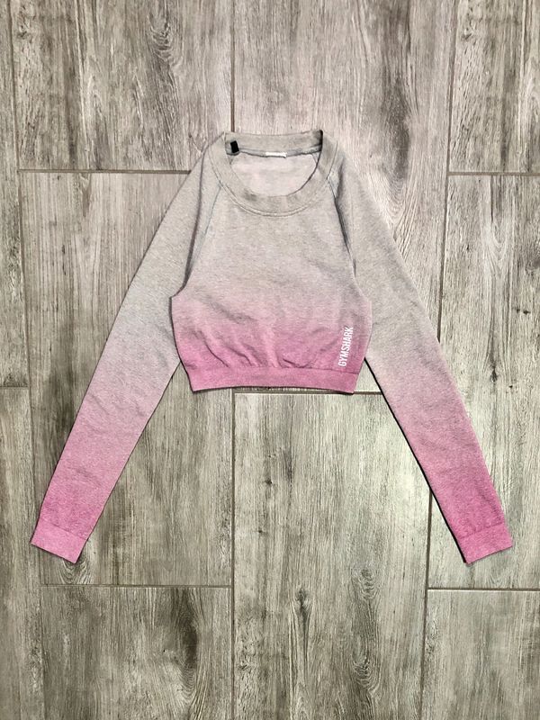 Gymshark Adapt Seamless Crop Top Longsleeve Ombre