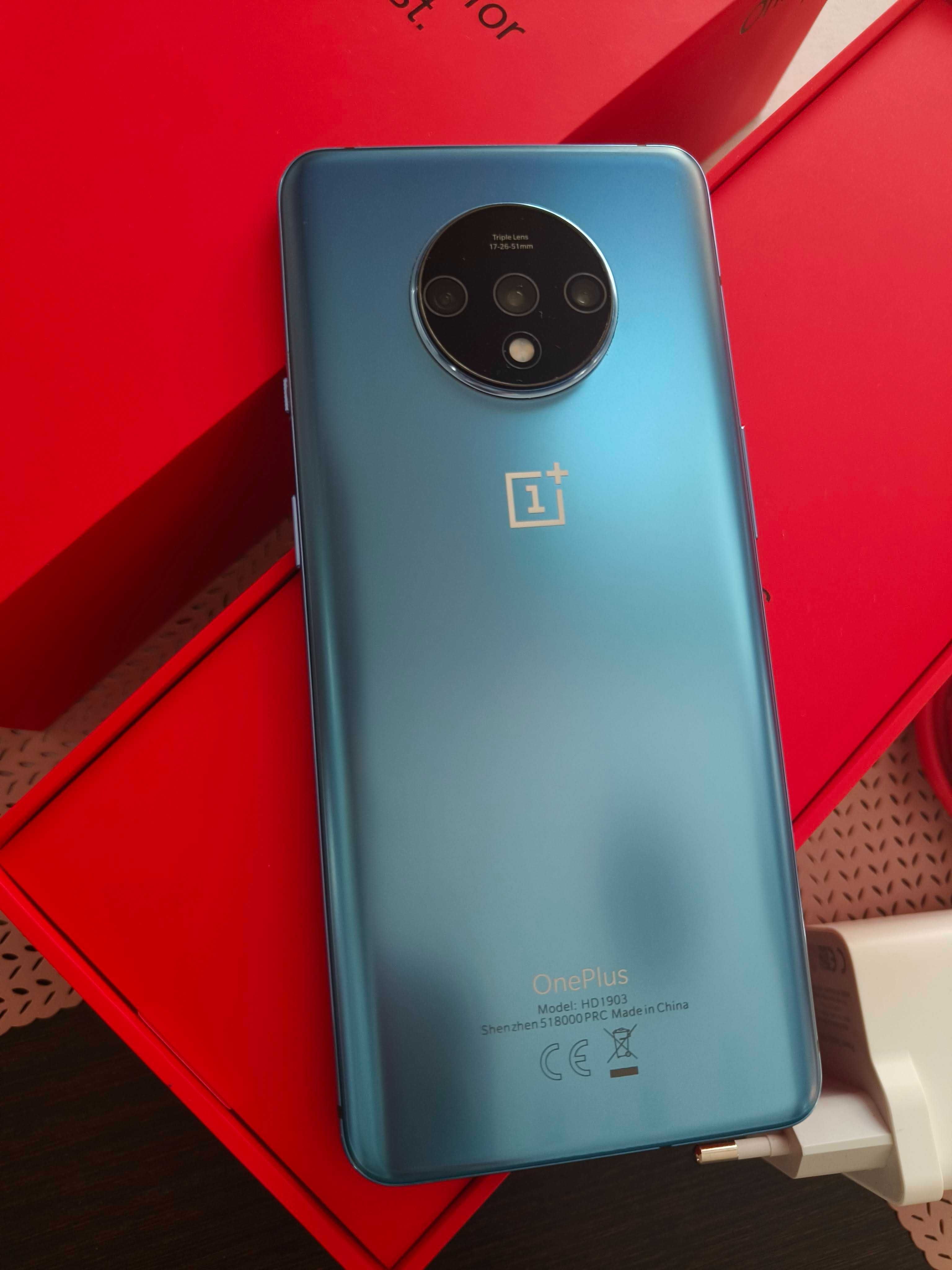 OnePlus 7T 8/128GB Dual SIM Glacier Blue OP7T stan idealny / gwarancja