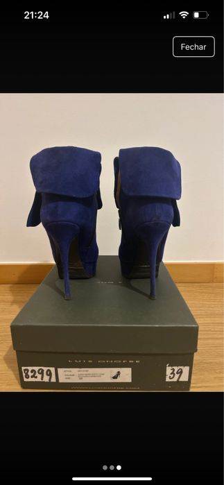 Botins azuis luis onofre