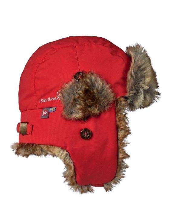 Isbjörn of Sweden Squirrel Czapka zimowa uszatka roz,44/46,6/12 miesią