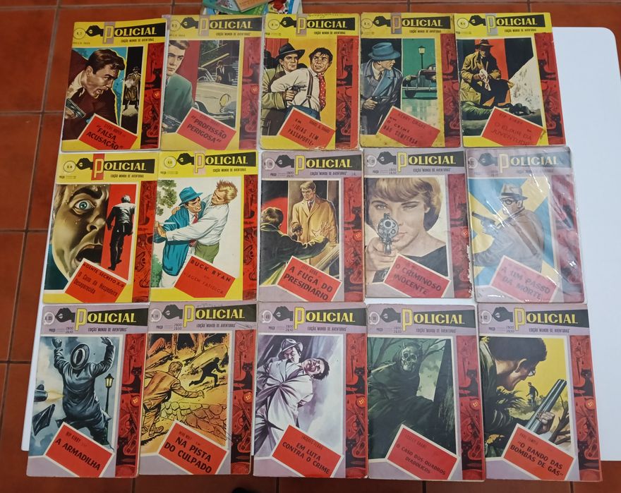 93 Tigre, Águia, Salgari, M. Aventuras Guerra, Espaço, Policial,